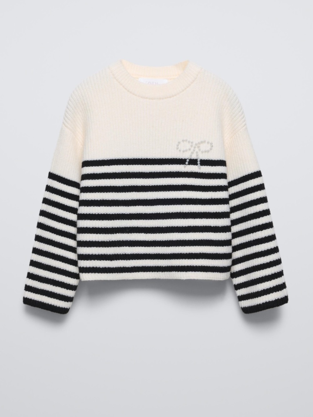 ZARA - GIRL’S STRIPED SWEATER - SIZE 11-12